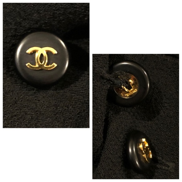 ✨Vintage EXTREMELY RARE CHANEL Ad Campaign CC Logo Button One Shoulder Dress - Picture 11 of 16